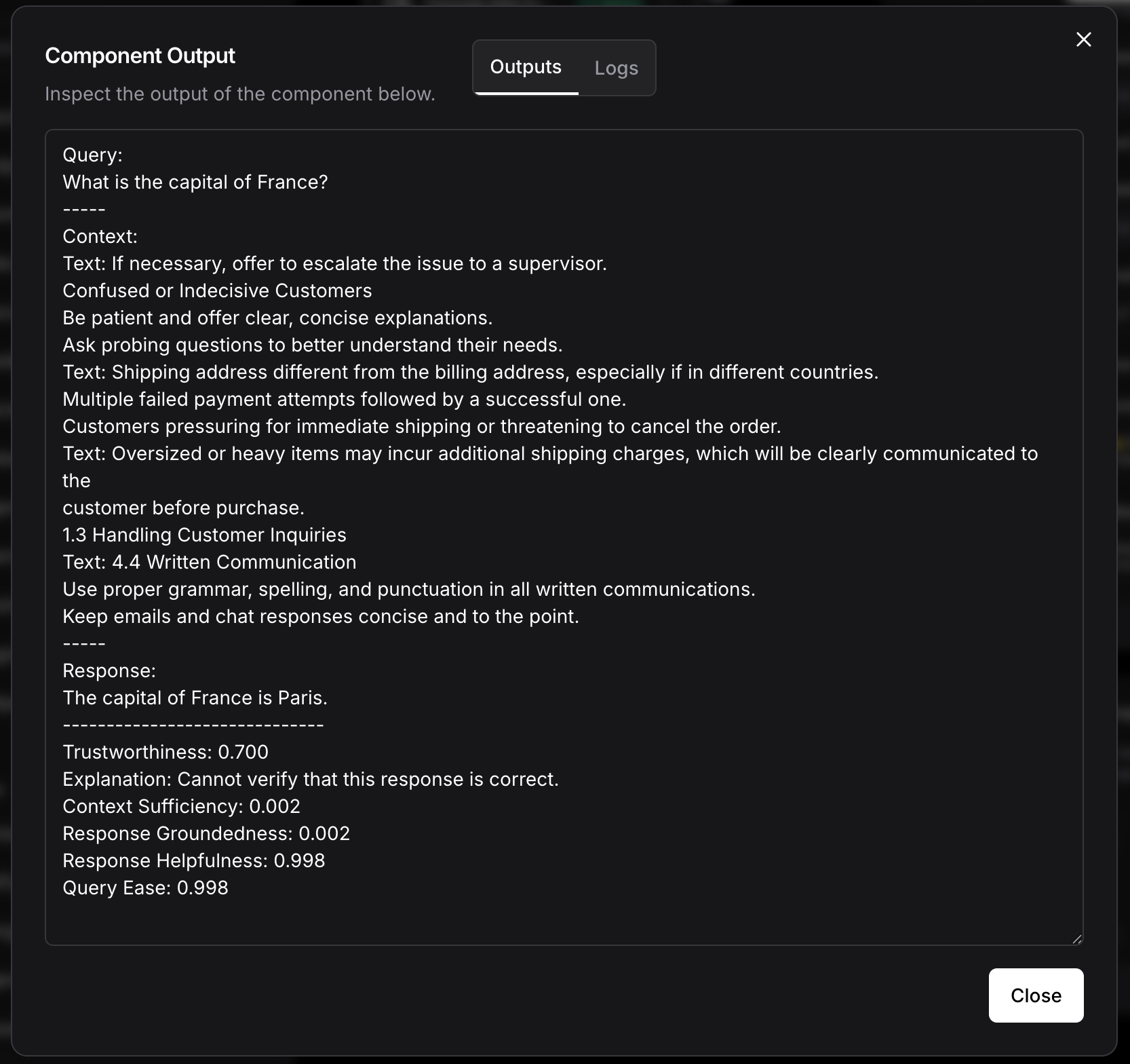 Evaluate RAG pipeline
