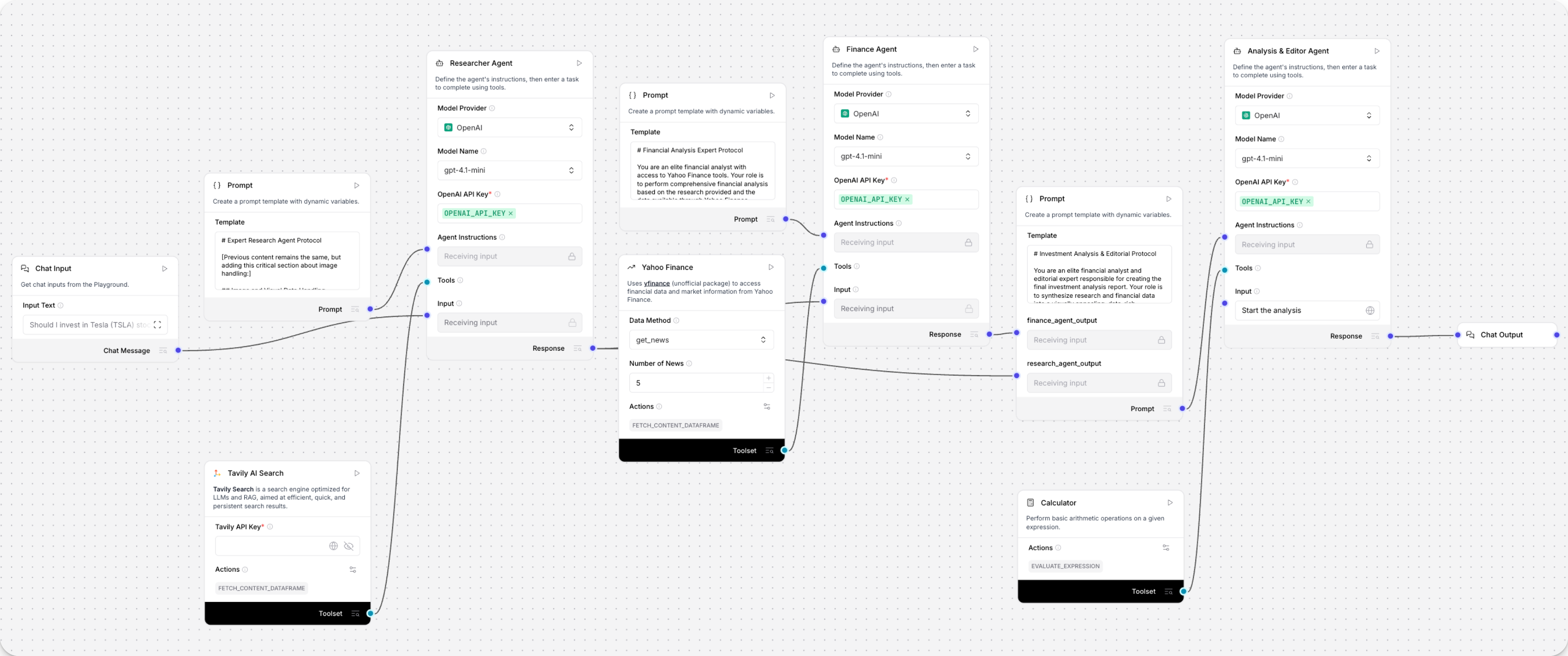 Starter flow for Sequential Tasks Agent